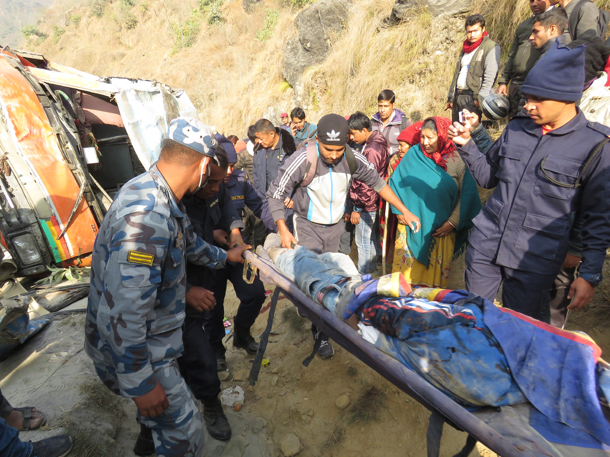 पर्वतमा बस दुर्घटनाप्रति अन्तराष्ट्रिय पर्वत समाजद्धारा  दुःख व्यक्त